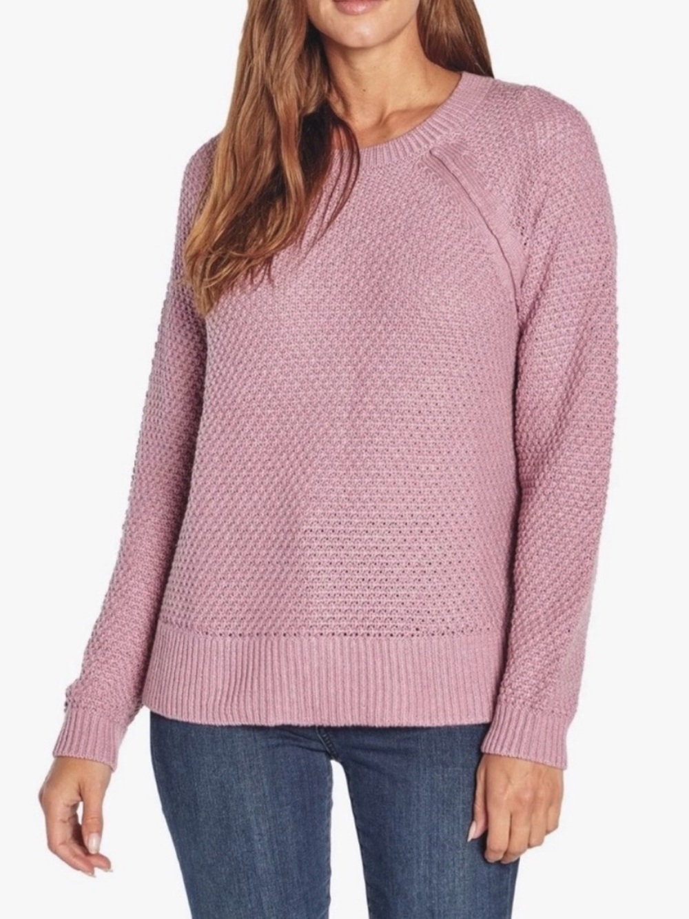 GAP Textured Crewneck Sweater